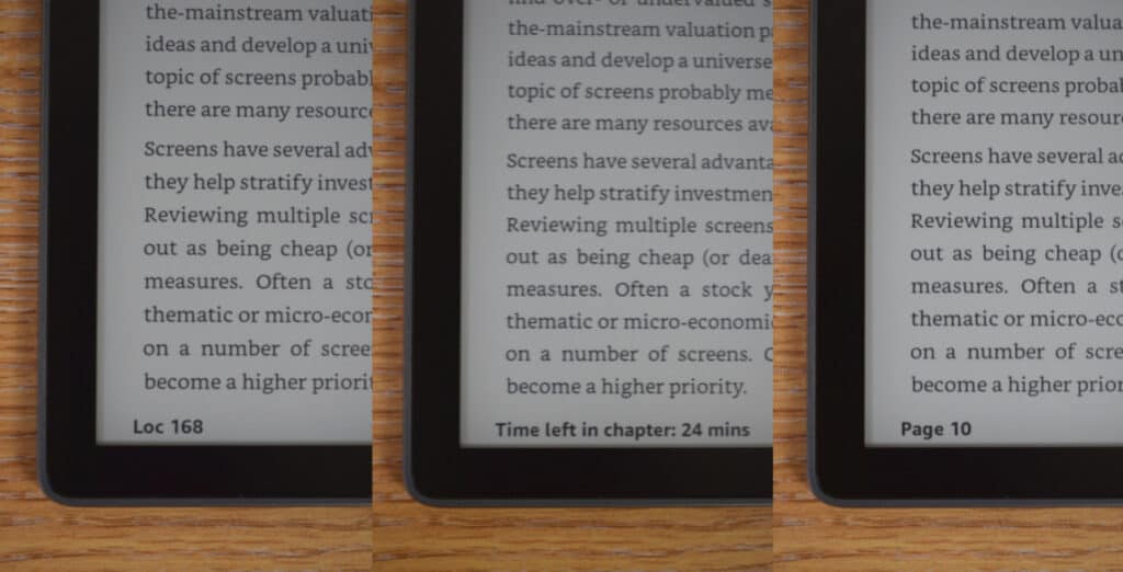kindle location to page number conversion on kindle app for mac